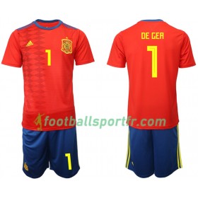 Tenue Espagne DE GEA 1 Enfant Domicile 2019 Maillot de Foot